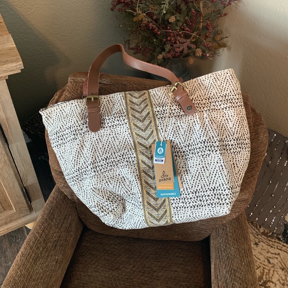 New Prana tribal bag